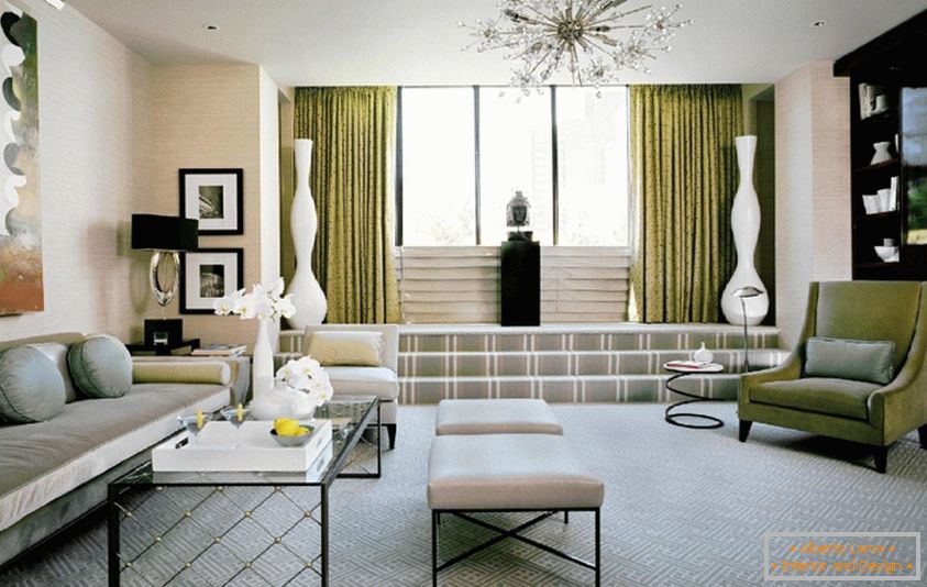 Art Deco stílus a nappaliban