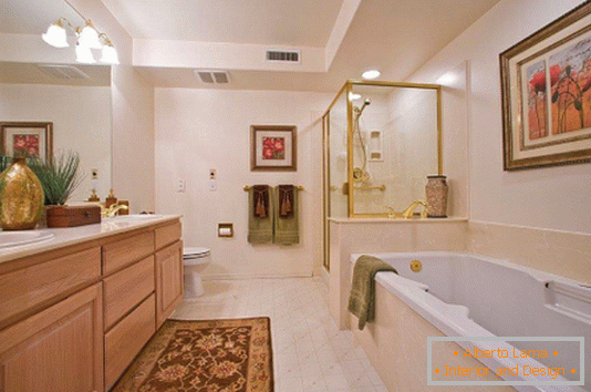 Luxus fürdőszoba dekoráció
