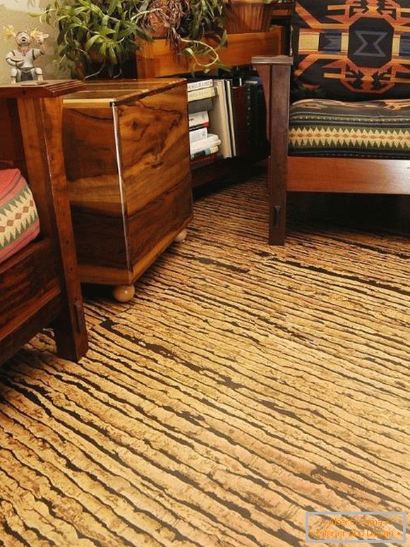 Parafa padló gyönyörű mintával