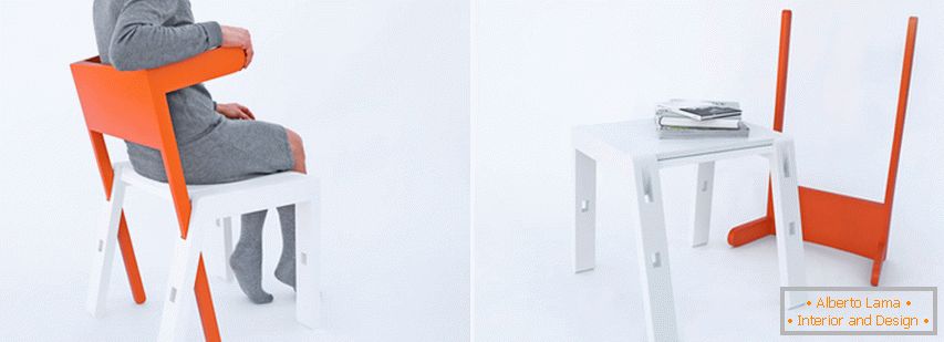 Világos összecsukható szék