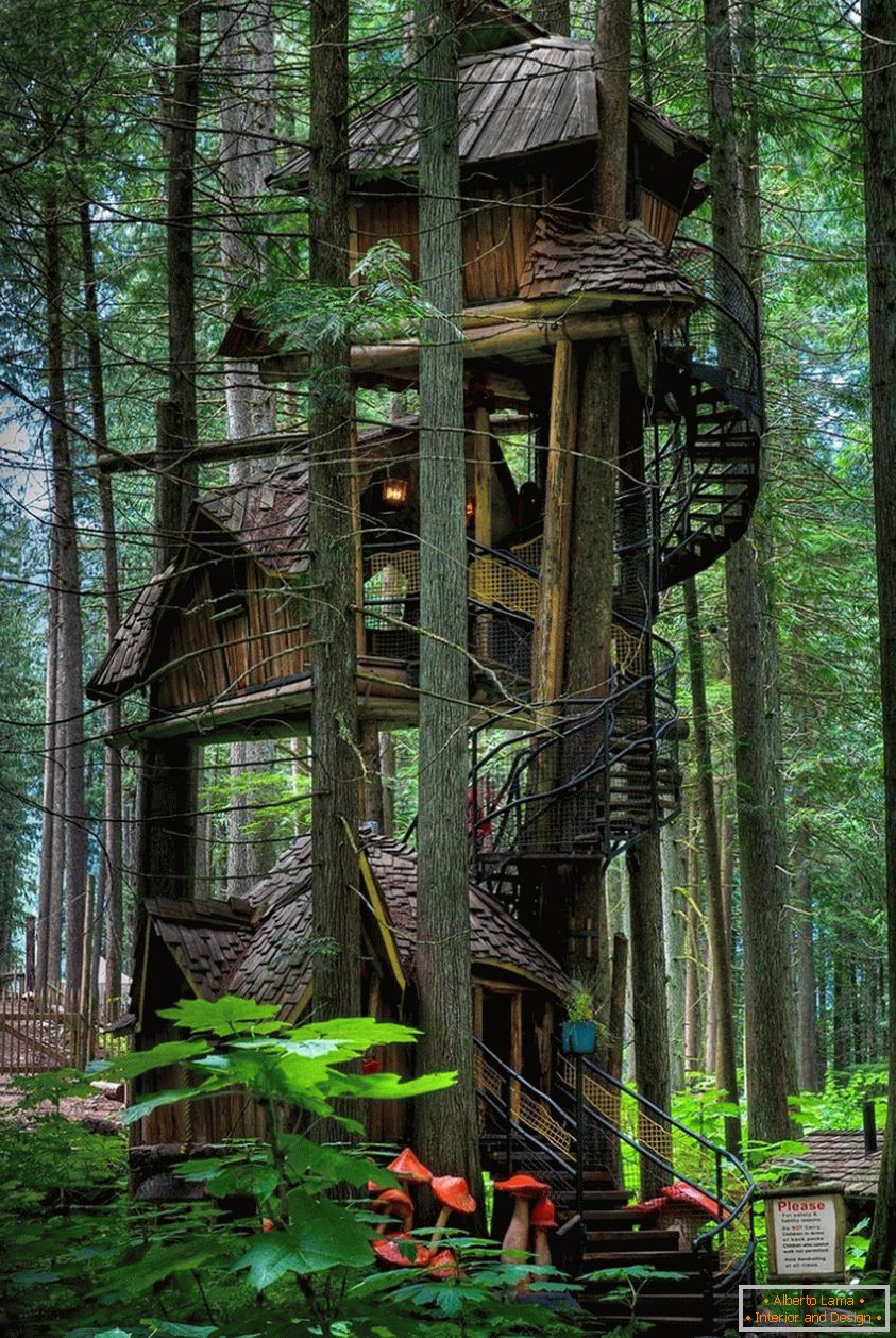 Három Story Treehouse (British Columbia, Kanada)