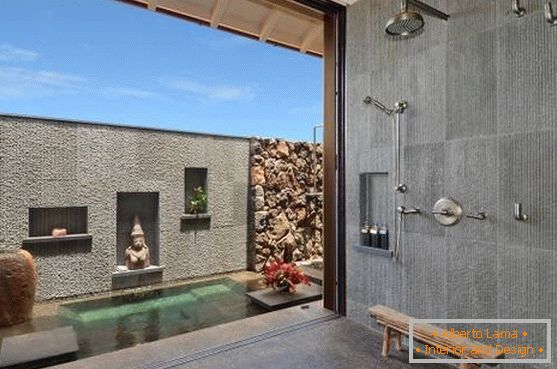 Balinéz stílusú fürdőszoba