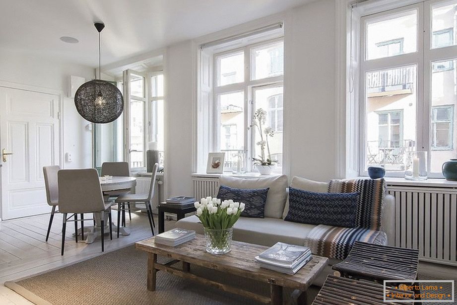 Stílusos lakás felújítása Svédországban