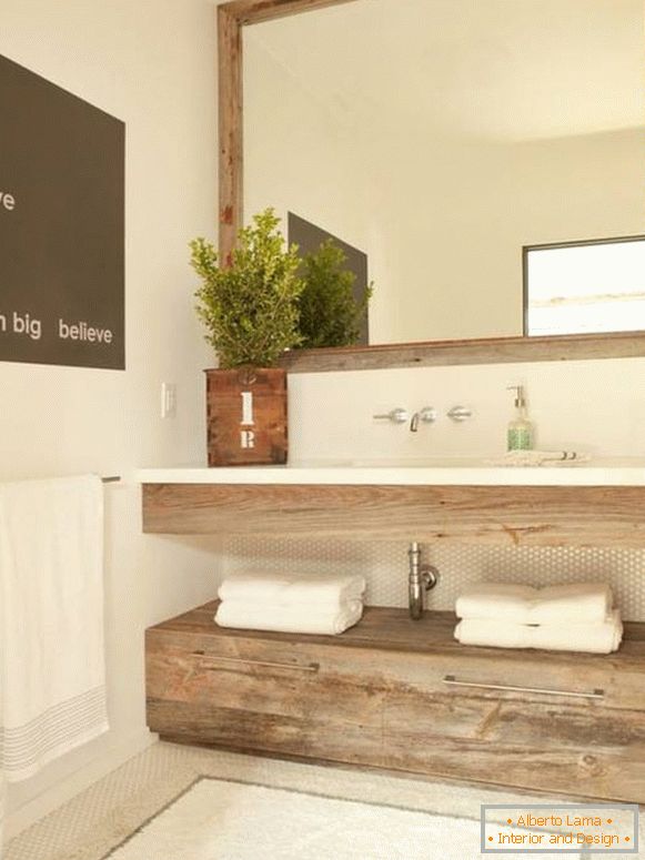 Stílusos minimalista fürdőszobai bútorok