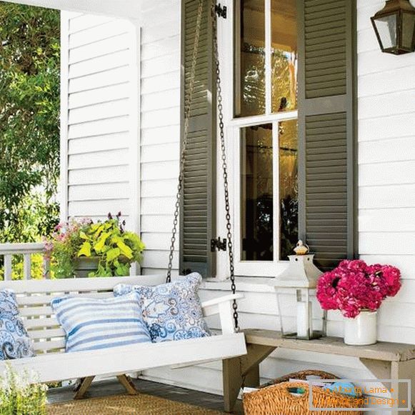 Romantikus veranda Provence stílusában
