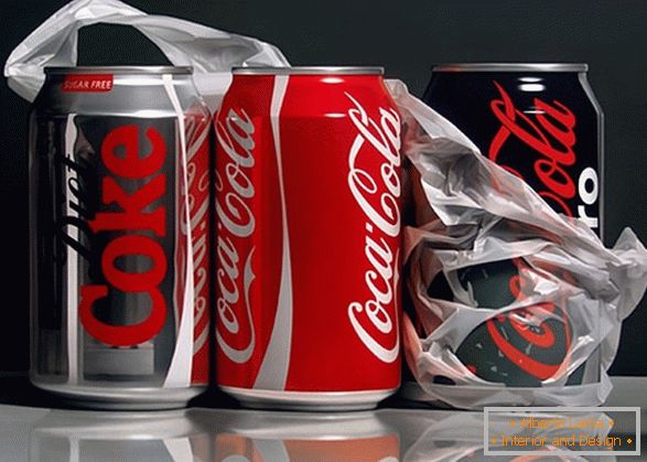 Coca Cola a Pedro Campos művész által