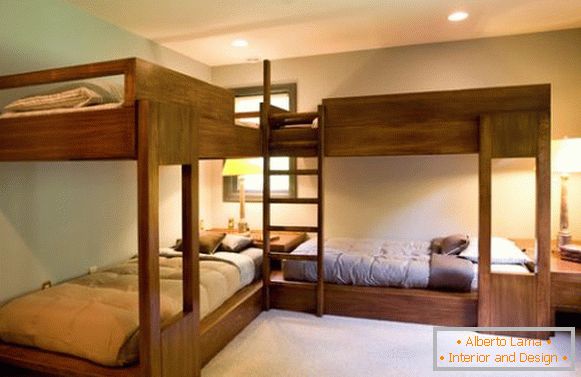 Duplex ágyak a szállodai szobákhoz