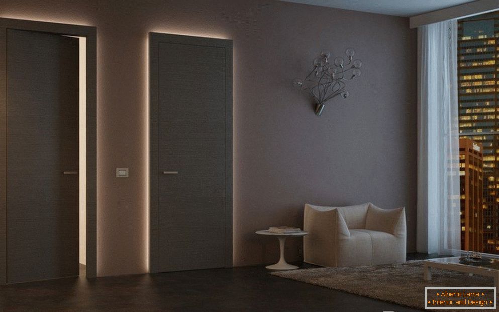 A szoba a minimalizmus stílusában