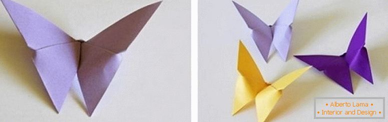 Az origami lepkék
