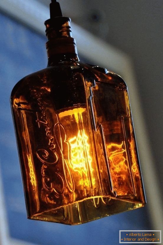 Lámpa lámpa egy üvegből