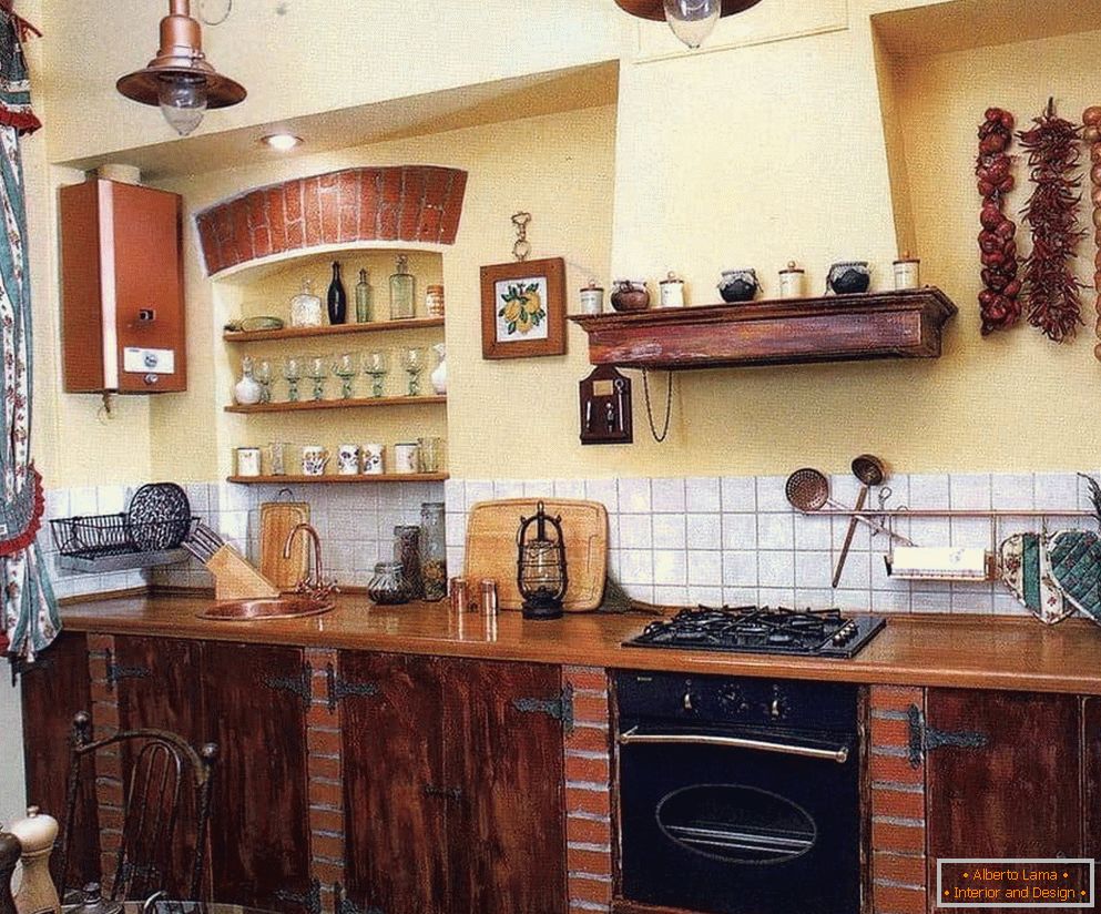 A dekor elemei az orosz konyhában
