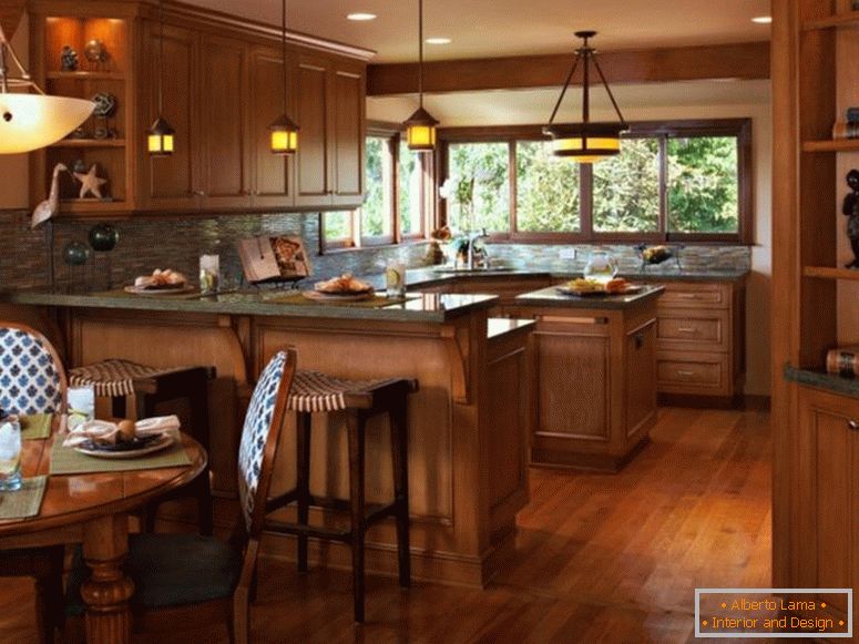 szép nyitott konyha-étkező-tér-kézműves-style-belső design-888x592