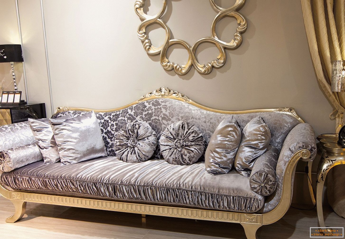 Art Deco stílusú kanapé