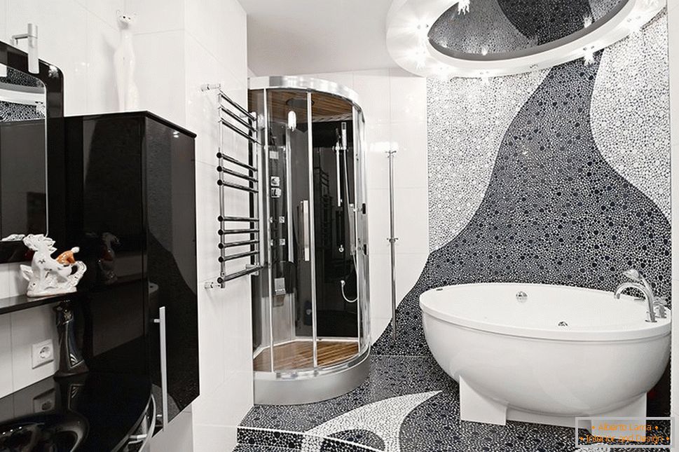 Designer fürdőszoba belső