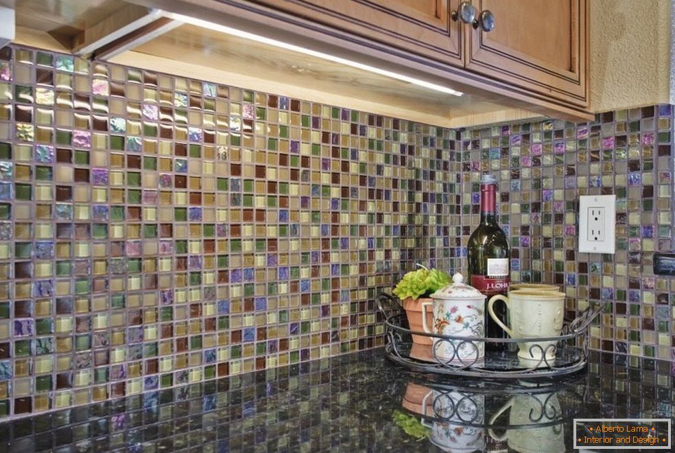 Mozaik kötény a konyhában