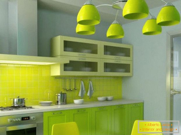 modern konyha design az apartmanban фото