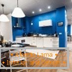 A konyha és a nappali elkülönítése világítással