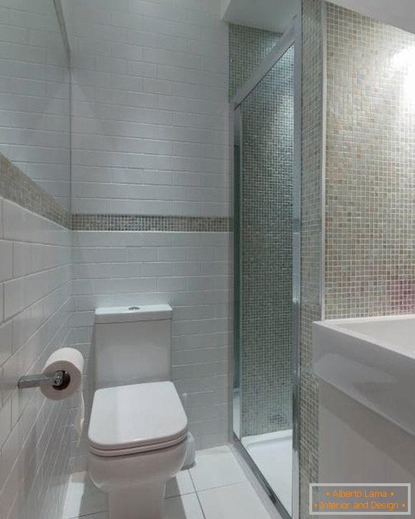 Kis kombinált fürdőszoba - a legjobb modern ötletek