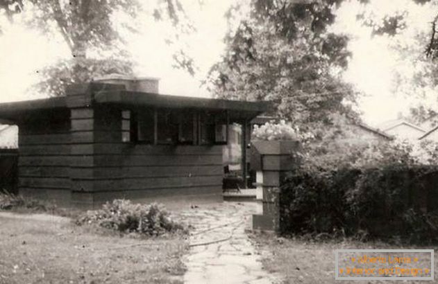 Frank Lloyd mini-házának kialakítása, 1935