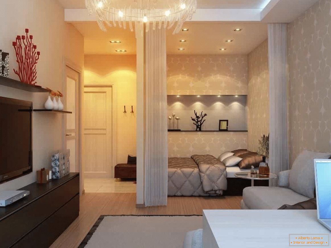 Egy hálószobás apartman egy hálószobával