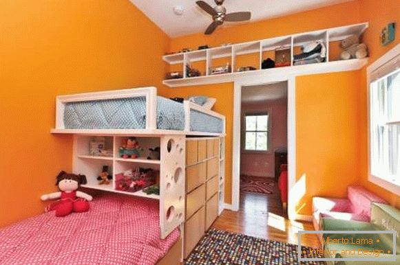 Egyszobás kétgyermekes apartman kialakítása - óvoda belseje