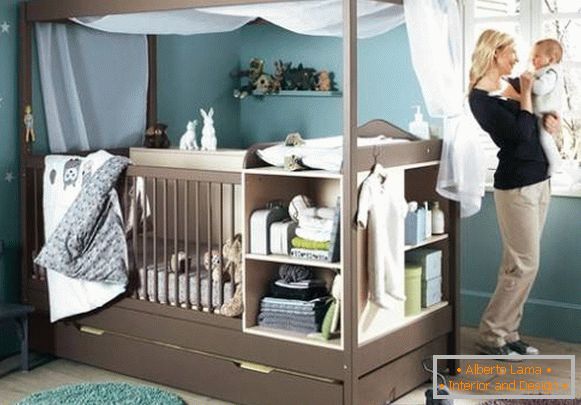 Gyermekszoba egy szobás apartmanban Fotó