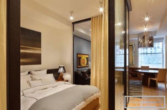 Egy hálószobás apartman kialakítása egy gyermekes család számára - hogyan lehet elkülöníteni egy hálószobát?