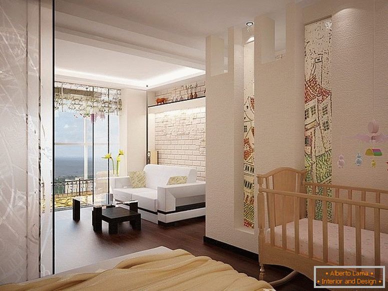 Egy hálószobás apartman panorámás ablakkal