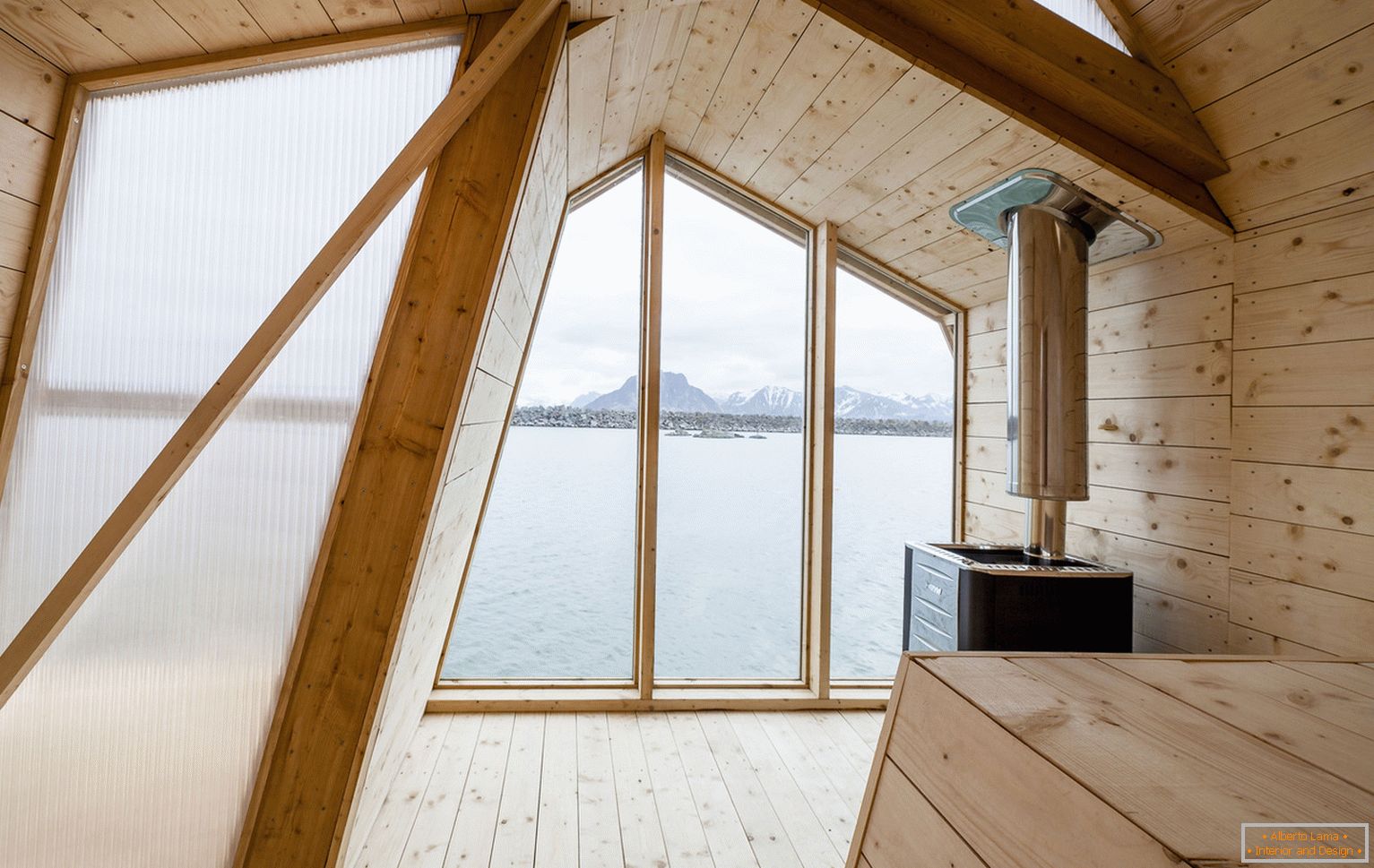Norvégiában egy halászház tervezése