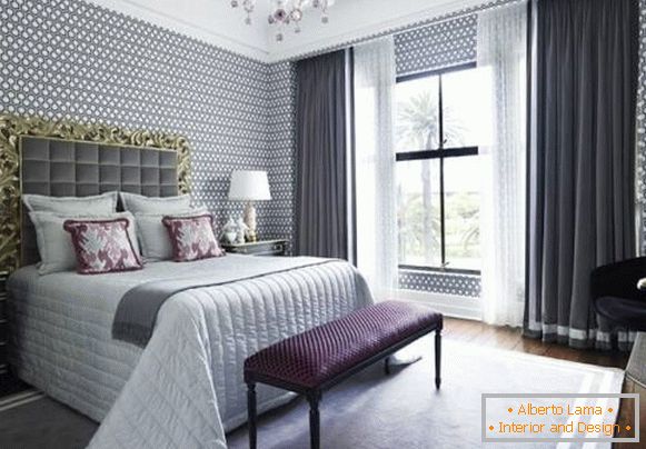 Design hálószoba hálószoba a luxus stílusában