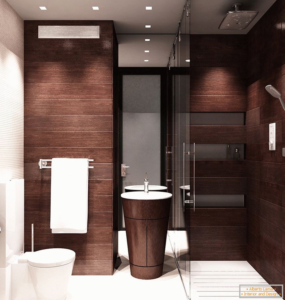 Fürdőszoba tervezés с душевой кабиной