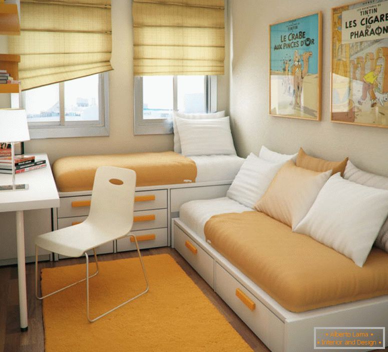 szabad belsejében-design-for-kis-apartmanok-minimalista-apartman-tervezés-a-kis-hálószoba-belső design