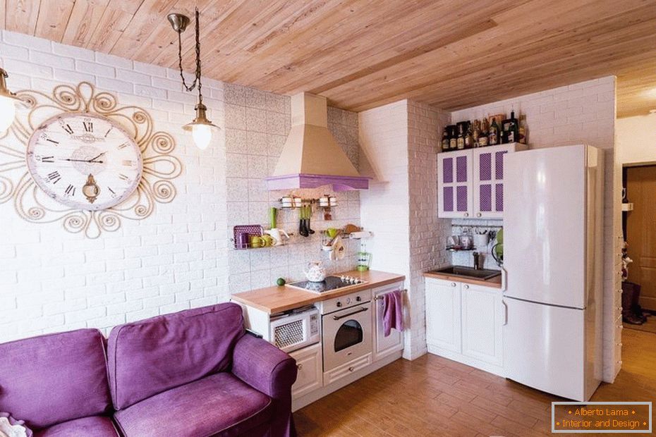 Provence stílusú egy kis lakásban