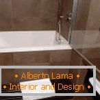 Barna fürdőszoba design
