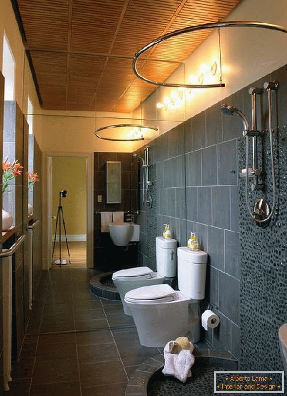 fürdőszobai tervezés, WC-vel egybeépítve, fotó 19