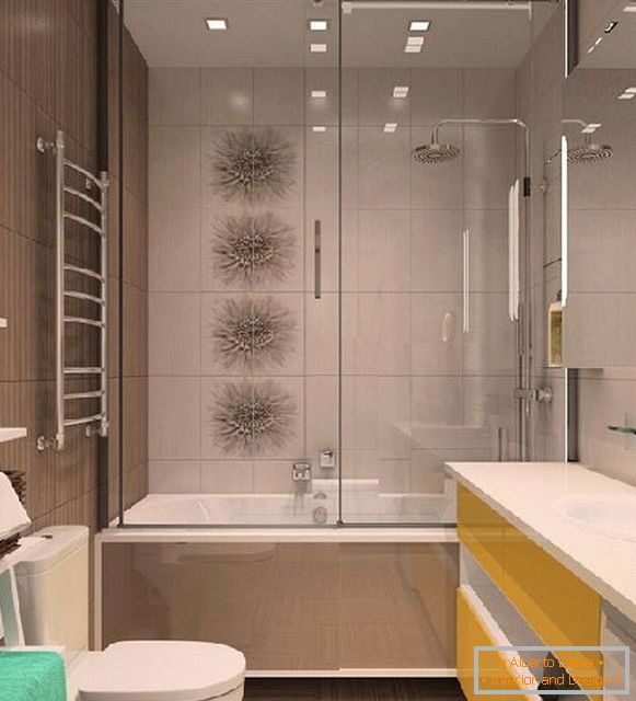 WC kombinált fürdőszoba design fotó, fotó 13