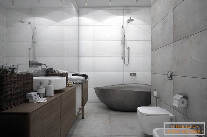 Fürdőszoba a SPA stílusában