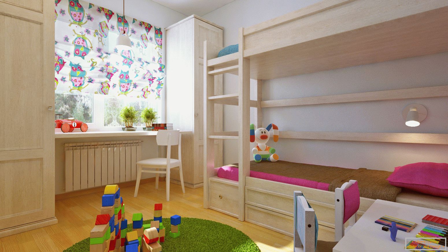 Fényes gyermekszoba