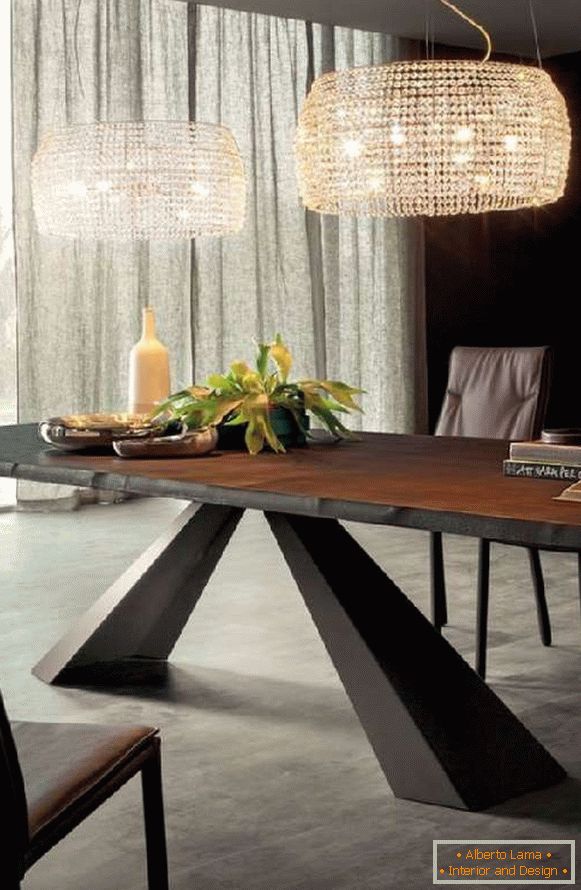 designer fából készült asztalok, fotó 4