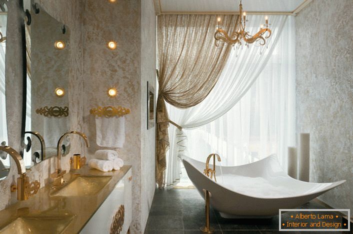 Tervező projekt egy szecessziós fürdőszobának egy New York-i híres lakóház számára. 