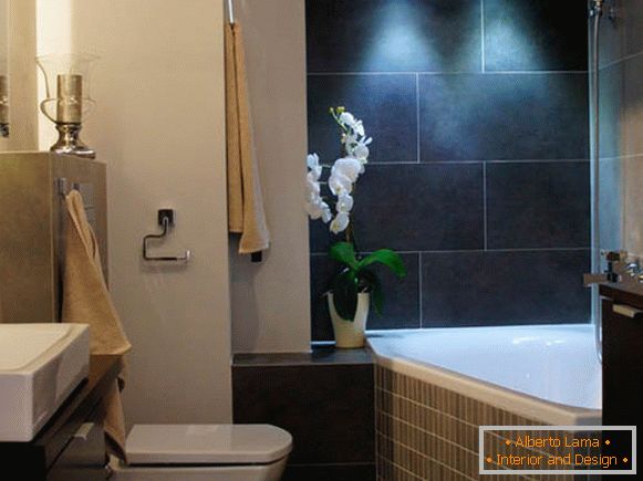Stílusos apartmanok fürdőszobája Lengyelországban