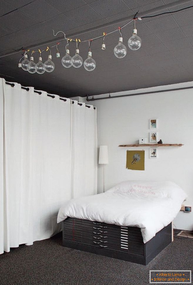 Az ágy alatti fiókok для увеличения пространства в спальне