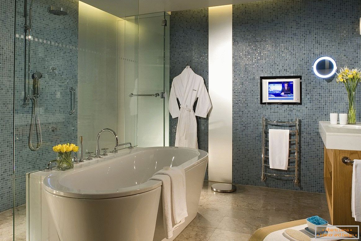 Fürdőszoba európai stílusban