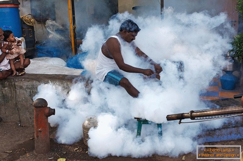Ember a füstben, India