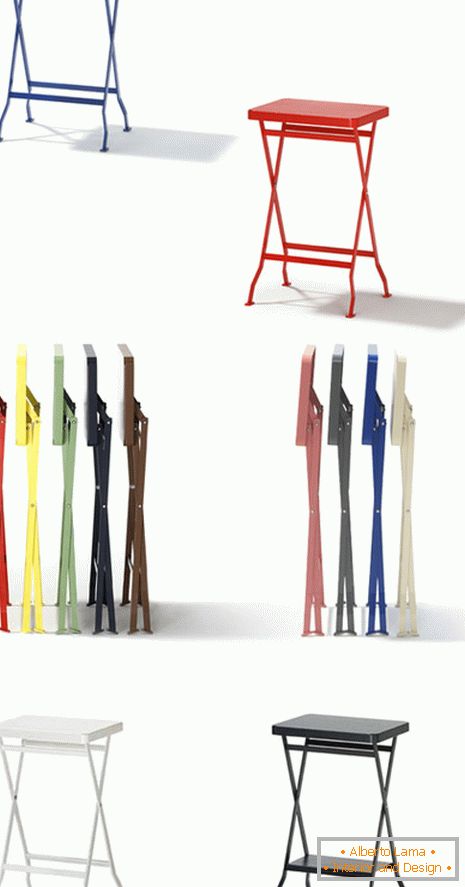 Funkcionális bútorok kis lakások különböző színekben