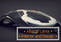 Futurisztikus koncepció LADA L-Rage koncepció 2080 a tervező Dmitrij Lazarev