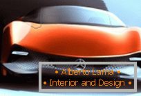 Futurisztikus Mercedes a tervező Oliver Elst