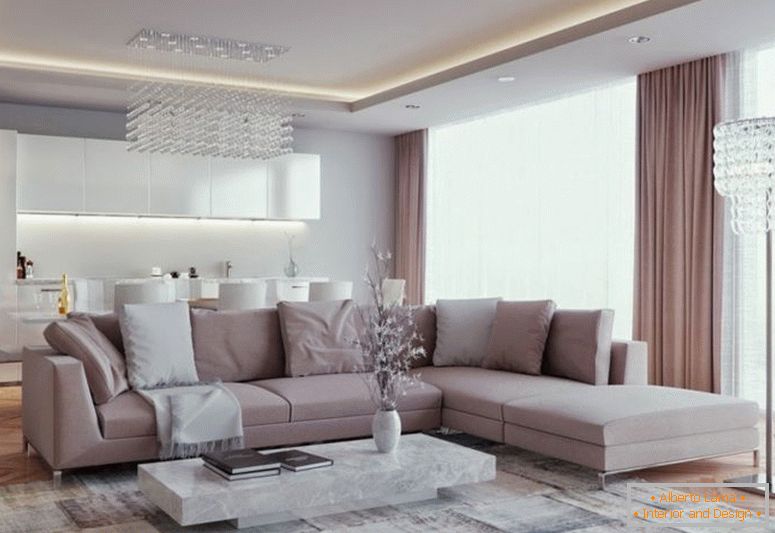 luxus-nappali-konyha-in-fotó-design-30 m2-es