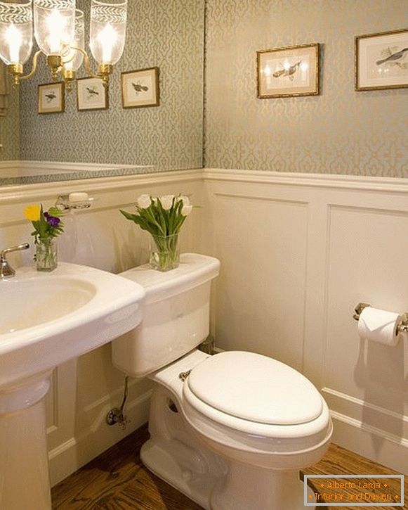 Fürdőszoba klasszikus stílusban