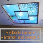 Virtuális ablak с подсветкой на потолке